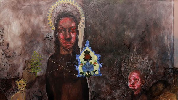 نمایشگاه نقاشی های محمد مساوات با نام لثه